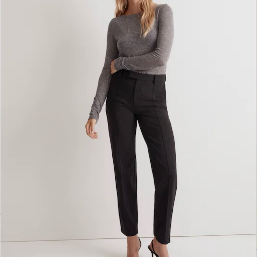 Madewell Fairbanks Black Trousers for Women - NWT - 0